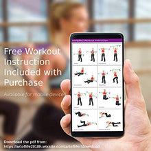 Load image into Gallery viewer, Artoflifer Exercise Resistance Band Yoga Pilates Bar Kit Portable Pilates Stick Muscle Toning Bar Home Gym Pilates with Foot Loop for Total Body Workout (Pink)