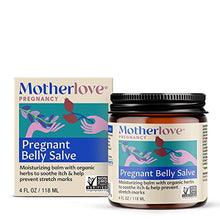 Load image into Gallery viewer, Motherlove Pregnant Belly Salve (4 oz) Herbal Balm to Soothe Itchy Skin & Prevent Stretch Marks—Non-GMO & Organic Herbs