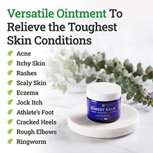 Load image into Gallery viewer, Remedy Tea Tree Oil Balm - Cream for Athletes Foot, Jock Itch, Ringworm, Eczema, Nail Issues, Rash, Skin Irritation - Ointment for Dry, Itchy Skin - Foot & Body Balm with Lavender & Eucalyptus - 2 Oz