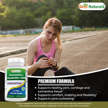 Load image into Gallery viewer, Best Naturals Glucosamine Chondroitin and MSM (Non-GMO) - Promotes Joint Health - 180 Count