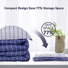 Load image into Gallery viewer, Suob 8 Pack Vacuum Storage Bags, Travel Storage Compression Bags (4 Pack 28"x 20", 4 Pack 24"x 16") 77% More Storage for Blanket, Pillows, Clothes and Bedding