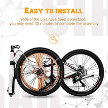 Load image into Gallery viewer, SIRDAR S-900 27 Speed 27.5 inch Mountain Bike Aluminum Alloy and High Carbon Steel with 2 Replaceable Seat, Full Suspension Disc Brake Outdoor Bikes for Men Women