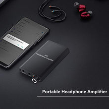 Load image into Gallery viewer, eSynic Headphone Amplifier Portable Amp 3.5mm Gain Switch Audio Rechargeable HiFi Earphone Headphone Amplifier with 1.2m USB Cable and Lithium Battery for MP3 MP4 Phones Digital Players and Computers