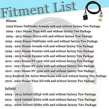 Load image into Gallery viewer, RED WOLF Trailer Brake Controller Wiring Harness Connector Adapter Compatible with 2004-2020 Nissan Froniter/Titan/Armada, 2004-2017 Infiniti QX56 QX80 Plug Electric Brake Control for Trailer Tow Hook