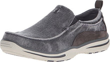 Load image into Gallery viewer, Skechers Relaxed Fit Elected - Drigo Charcoal Canvas 9