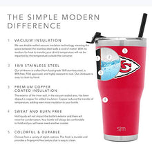 Load image into Gallery viewer, Simple Modern NFL Kansas City Chiefs 30oz Tumbler with Flip Lid and Straw Insulated Stainless Steel Travel Mug Classic