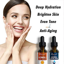 Load image into Gallery viewer, Ebanel Vitamin C Serum Hyaluronic Acid Serum for Face - Ultimate Anti Aging Serum Set - Deep Hydrating, Visibly Plump, Firm & Smooth Skin, Brighten & Even Skin Tone, Reduce Redness & Inflammation