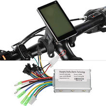 Load image into Gallery viewer, Xianw Motor Brushless Controller+LCD Display Mete, 36V/48V 350W Waterproof Electric Bicycle Scooter Brushless Controller Kit with LCD Display Meter for Electric Bicycle