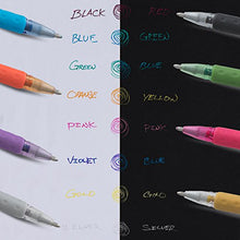 Load image into Gallery viewer, Pentel Sparkle Pop Metallic Gel Pen, 1.0mm Bold Line, Assorted Colors, Pack of 8 (K91BP8M)
