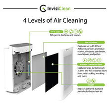 Load image into Gallery viewer, InvisiClean Aura II Air Purifier - 4-in-1 H13 True HEPA, Ionizer, Carbon + UV Light - Air Purifier for Allergies & Pets, Viruses, Bacteria, Home, Large Rooms, Dust, Mold, Allergens, Odor Elimination