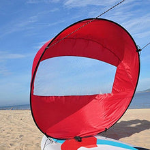 Load image into Gallery viewer, Dyna-Living Kayak Wind Sail 42'' Foldable Popup Kayak Sail for Kayaking Circular Collapsible Kayak Sail Kit for Boat Sailboat Canoe Inflatables and Tandems