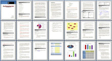 Load image into Gallery viewer, Marketing Plan Template for Lawn Care & Landscaping Business MS Word / Excel