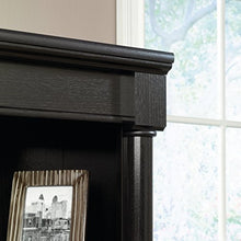 Load image into Gallery viewer, Sauder Bleeker Street Cabinet with Doors, Obsidian Oak finish