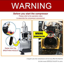 Load image into Gallery viewer, HPDAVV Protable PCP Air Compressor 4500Psi/30Mpa/300BAR - 1.5KW/110V/60Hz - Auto Stop - Pressure Customized - Paintball & SCUBA HPA Tank Filling Pump