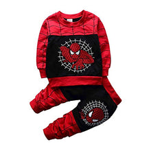 Load image into Gallery viewer, 2Piece Toddler Kids Baby Boys Casual Outfits Set,Long Sleeve Pullover Hoodie Sweatshirt Pants Clothing Suit (3pcs Black, 9-12 Months)