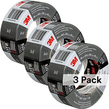 Load image into Gallery viewer, 3M Duct Tape DT8, 3 Pack, Industrial Strength, Multi-Use, Black, 1.88" x 60 yd, Professional Grade Adhesive