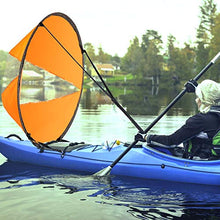 Load image into Gallery viewer, VGEBY Wind Sail, 42inch Kayak Sail Foldable Wind Paddle Adventure Sail Fold-able Downwind Sail for Kayaks, Canoes, Inflatable Boats, Paddle Board