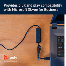 Load image into Gallery viewer, Poly (Plantronics + Polycom) Plantronics - Electronic Hook Switch APU-76 (Poly) - Cable for DECT and 900 MHz Headset - One Touch Call Control, Black (211076-01)