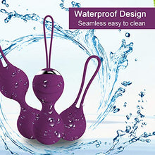 Load image into Gallery viewer, Kegel Exercise Weights for Women - Ben Wa Kegel Balls for Beginners & Advanced Pelvic Floor Exercises, 3 Weights Kegel Exercise Products Training Kits for Resolves Incontinence & Bladder Control