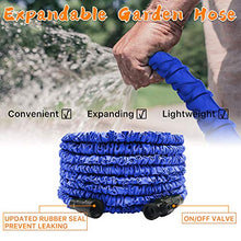 Load image into Gallery viewer, Garden Hose, Water Hose, Upgraded 50FT Flexible Pocket Expandable Garden Hose with 3/4" Fittings, Triple-layer Core, Flexi Expanding Hose useful house gifts for Outdoor Lawn Car Watering Plants (50FT)