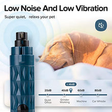 Load image into Gallery viewer, Heywork 2-Speed Professional Cordless Pet Nail Grinder with USB Charging, Dog Nail Clipper Upgraded - Professional LED Lighting 3-Speed Rechargeable Pet Nail Trimmer