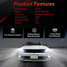 Load image into Gallery viewer, LASFIT H13 9008 LED Bulbs Super Bright 60W 6000LM 6000K White LED Light, Plug&Play
