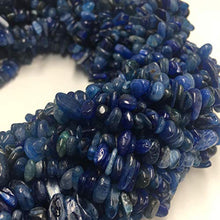 Load image into Gallery viewer, JM Design Natural Blue Kyanite Irregular Nugget Chips Approx 7-8mm 34" Strand for Jewelry Making, Arts and Craft