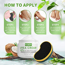 Load image into Gallery viewer, Urea 42% Foot Cream, Foot Repair Cream with Useful Callus Remover Tool for Dry Cracked Heels and Rough, Calloused Feet, Urea Moisturizing Cream for Men and Women 3.5oz