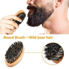 Load image into Gallery viewer, Beard Kit for Men Grooming & Care W/Beard Wash/Shampoo,2 Packs Beard Growth Oil,Beard Balm Leave-in Conditioner,Beard Comb,Beard Brush,Beard Scissor 100% Pure & Organic Beard Growth Kit