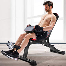 Load image into Gallery viewer, VIAGDO Weight Bench with 8 Adjustable Angles Backrest and Priest Stool, Foldable Workout Bench for Full Body, Flat/Incline/Decline FID Exercise Bench Press for Home Gym, Ship from US