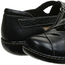 Load image into Gallery viewer, Clarks womens Ashland Spin Q Slip On Loafer, Black, 8.5 US