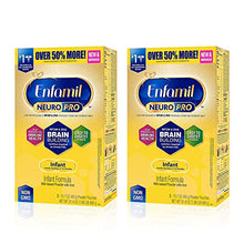 Load image into Gallery viewer, Enfamil NeuroPro Infant Formula- Brain Building Nutrition Inspired by Breast Milk, Milk Powder Refill, 31.4 ounce - MFGM, Omega 3 DHA, Prebiotics, Iron & Immune Support, Pack of 2 (Packaging May Vary)
