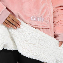 Load image into Gallery viewer, THE COMFY Original| Oversized Microfiber & Sherpa Wearable Blanket, Seen On Shark Tank, One Size Fits All