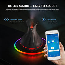 Load image into Gallery viewer, Smart WiFi Wireless Essential Oil Aromatherapy 400ml Ultrasonic Diffuser & Humidifier with Alexa & Google Home Phone App & Voice Control - Create Schedules - LED & Timer Settings