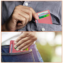 Load image into Gallery viewer, GH GOLD HORSE Slim RFID Blocking Card Holder Minimalist Leather Front Pocket Wallet for Women