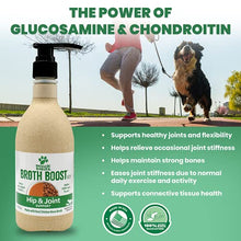 Load image into Gallery viewer, Doggie Dailies Bone Broth for Dogs, 16 FL OZ, Glucosamine and Chondroitin for Dogs to Support Healthy Joints & Flexibility, Tasty Chicken Dog Bone Broth Recipe Helps Maintain Mobility