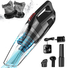 Load image into Gallery viewer, Whall Handheld Vacuum Cordless, High Power 8000PA, Hand Vacuum Cleaner with Lightweight, Portable Vacuum, Mini Dry/Wet Car Vacuum with LED Light, Hand Held Vacuum Cleaner 2200mAh Battery