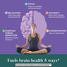Load image into Gallery viewer, Nootropic Brain Support Supplement - NEURIVA De-Stress Capsules (30 Count in a Bottle), for Everyday Stress Reduction, Relaxation, Focus, Accuracy & Concentration*, L-Theanine, SOD, Coffee Cherry