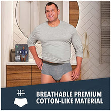 Load image into Gallery viewer, Depend Real Fit Incontinence Underwear for Men, Maximum Absorbency, Disposable, Large/Extra-Large, Grey, 52 Count (Packaging May Vary)
