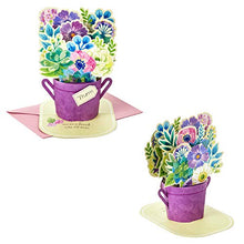Load image into Gallery viewer, Hallmark Paper Wonder Mothers Day Pop Up Card for Mom (Blue Flower Bouquet, You Are So Loved)