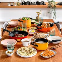Load image into Gallery viewer, Meyer Accent Series Nonstick and Stainless Steel Pots and Pans/Cookware Essentials Set, 6 Piece, Nonstick & Stainless Steel