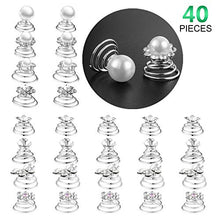 Load image into Gallery viewer, 40 Pieces Spiral Hair Pins Swirl Hair Twists Coils Rhinestone Hair Spiral Jewelry Hair Pin Clip Accessories for Wedding Bridal Party Favors, 8 Styles