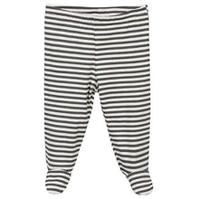 Load image into Gallery viewer, Grow by Gerber Baby Boy's Organic 3-Piece Onesies Bodysuit, Footed Pant, and Cap Set Pants, Grey/Ivory, Newborn