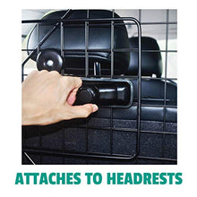 Load image into Gallery viewer, Heavy-Duty Dog Car Barrier, Pet Divider for SUV or Wagons + Free Bonus Collapsible Bowl & Waste Dispenser and Bags, Strong Steel Mesh with Adjustable Panels (Car Barrier (with FREE Bonus))