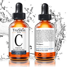 Load image into Gallery viewer, TruSkin Vitamin C Serum for Face with Hyaluronic Acid, Vitamin E, Witch Hazel, 1 fl oz