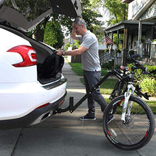 Load image into Gallery viewer, IKURAM 4 Bike Rack Bicycle Carrier Racks Hitch Mount Double Foldable Rack for Cars, Trucks, SUV's and minivans with a 2" Hitch Receiver