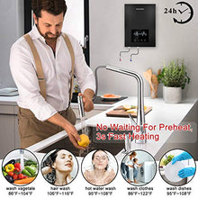 Load image into Gallery viewer, Tankless Water Heater Electric,ECOTOUCH 9KW 240V On Demand Water Heater Self-Modulating Instant Hot Water Heater ECO90 Black