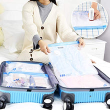 Load image into Gallery viewer, VMSTR Travel Vacuum Storage Bags with USB Electric Pump, Medium Small Space Saver Bags for Travel (8 PCS)