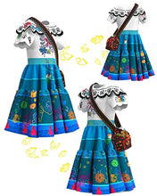 Load image into Gallery viewer, Mirabel Dress for Girls, Mirabel Costume, Cartoon Halloween Cosplay Outfit for Girls Kids (4-5Years)