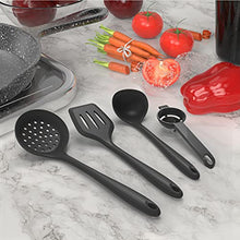 Load image into Gallery viewer, Silicone Cooking Utensils Set - 446°F Heat Resistant Kitchen Utensils,Turner Tongs,Spatula,Spoon,Brush,Whisk,Kitchen Utensil Gadgets Tools Set for Nonstick Cookware,Dishwasher Safe (BPA Free)